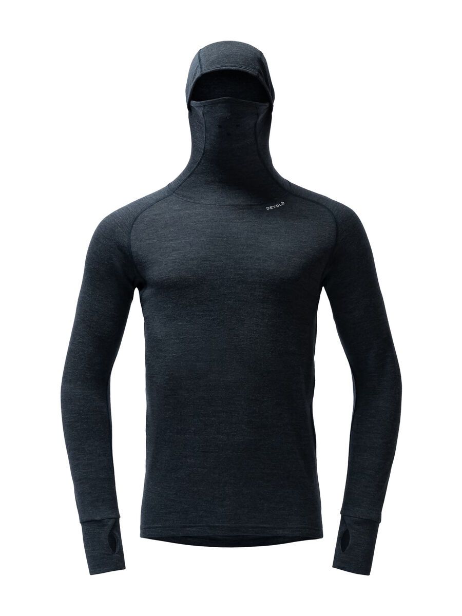 Devold Expedition Merino Silk Hoodie Man, ink - Bild 1