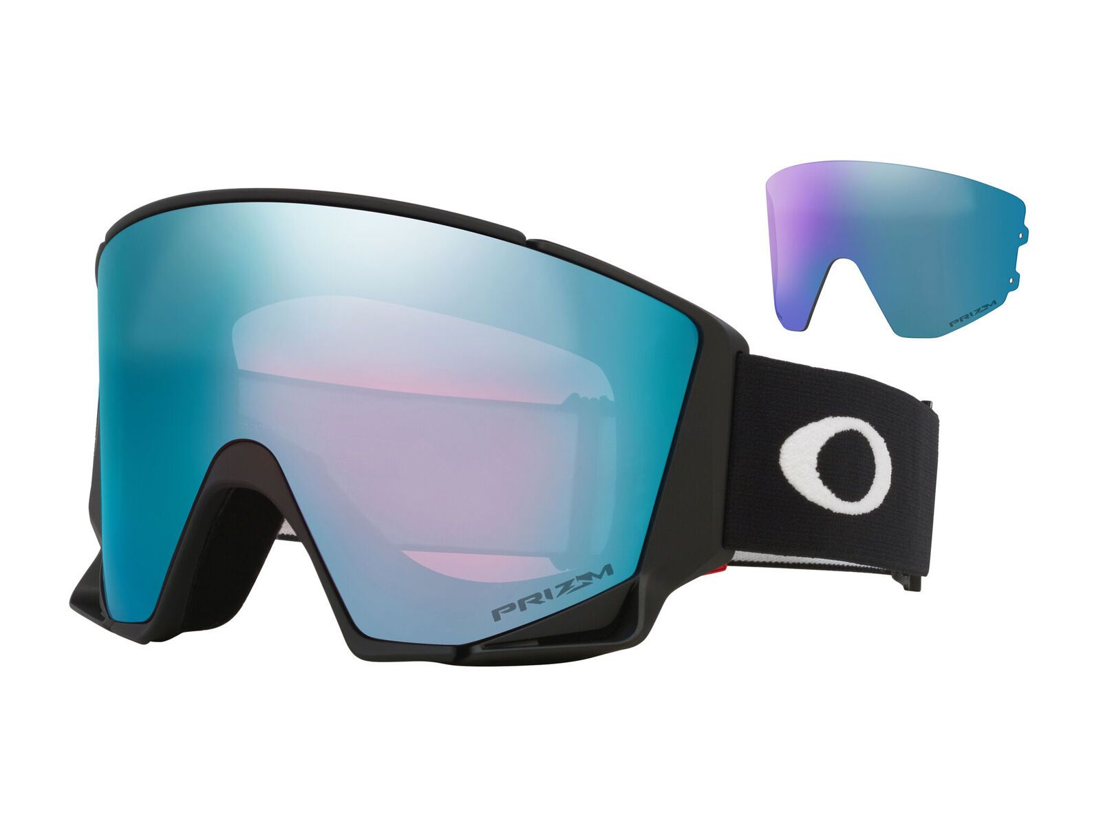 Oakley Flow Scape L, Prizm Snow Sapphire Iridium & Iced / matte black - Bild 1
