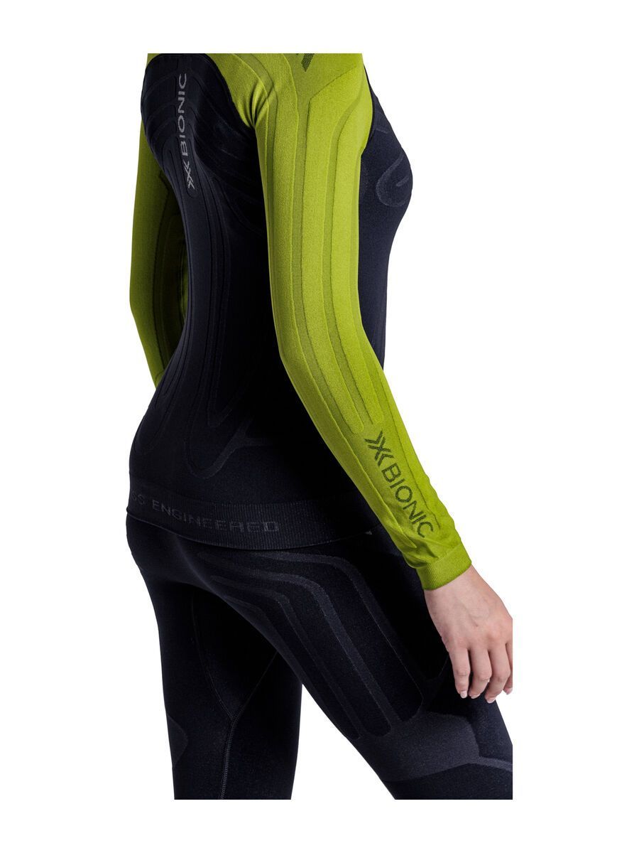 X-Bionic Heatloop Shirt LS Wmn, moss green/x black - Bild 10