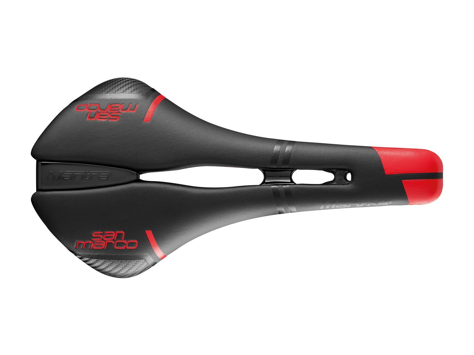 Selle San Marco Mantra Carbon FX Open - Narrow, black/red - Bild 1