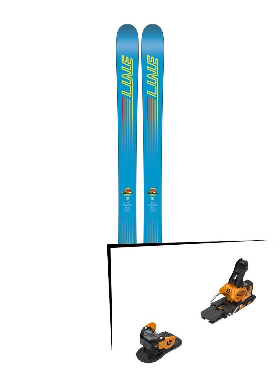 Set: Line Gizmo 2018 + Salomon Warden MNC 13 saffron/black - Bild 1