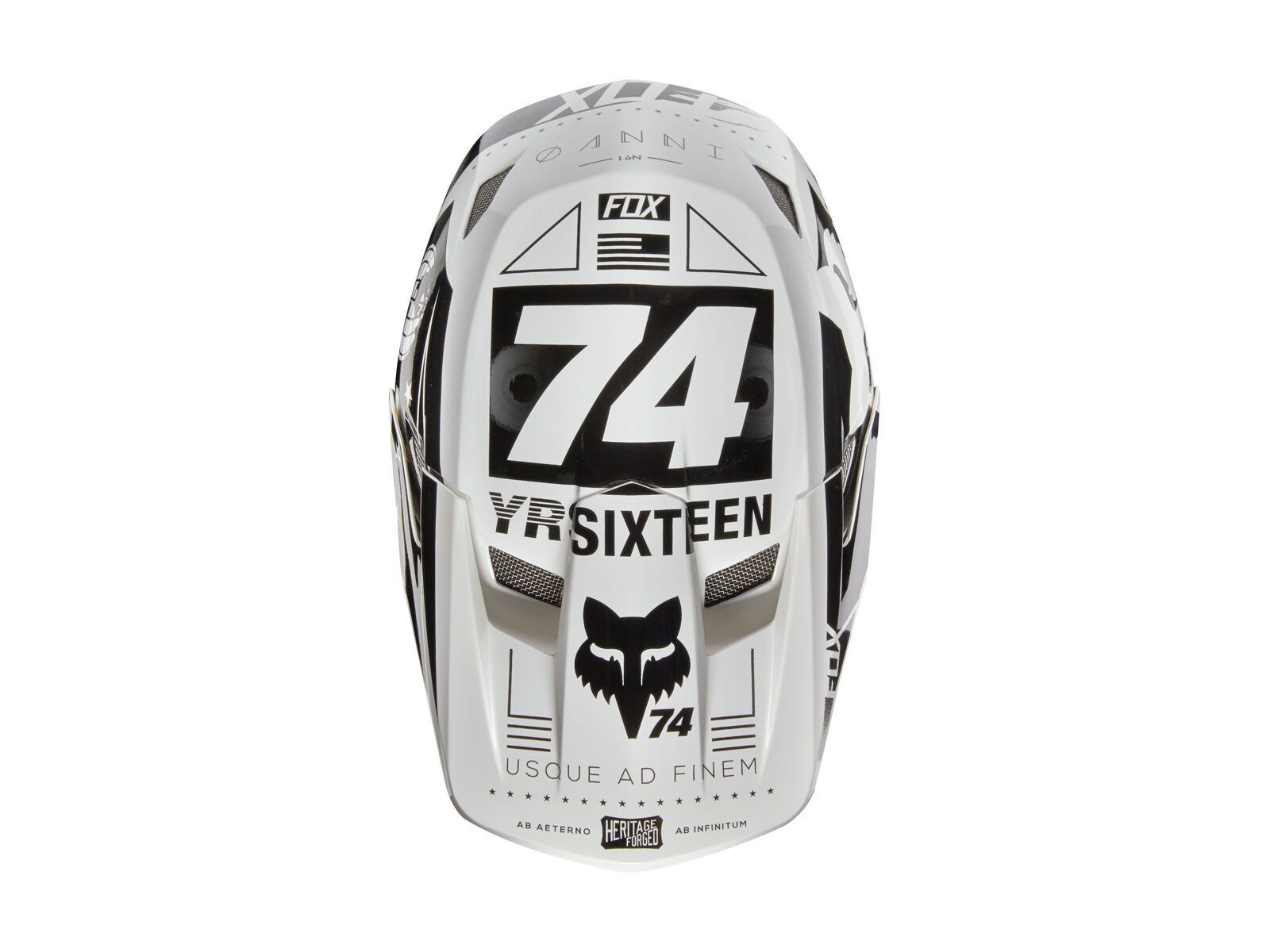 Fox Rampage Comp Helmet, white - Bild 2