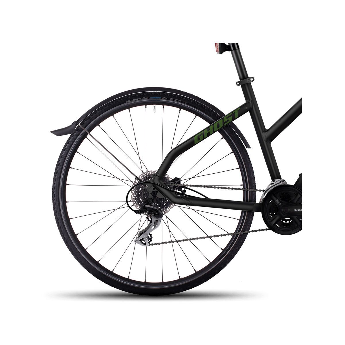 Ghost Square Cross X 3 W, night black/riot green/urban grey - Bild 4