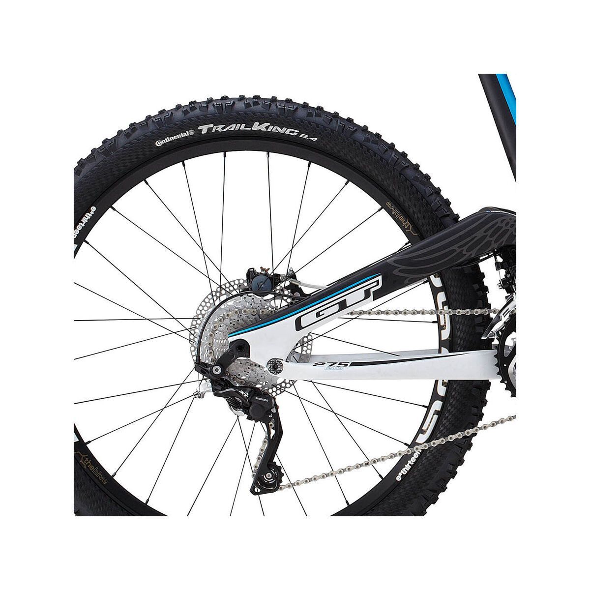 GT Force Carbon Pro, raw/white/blue - Bild 4