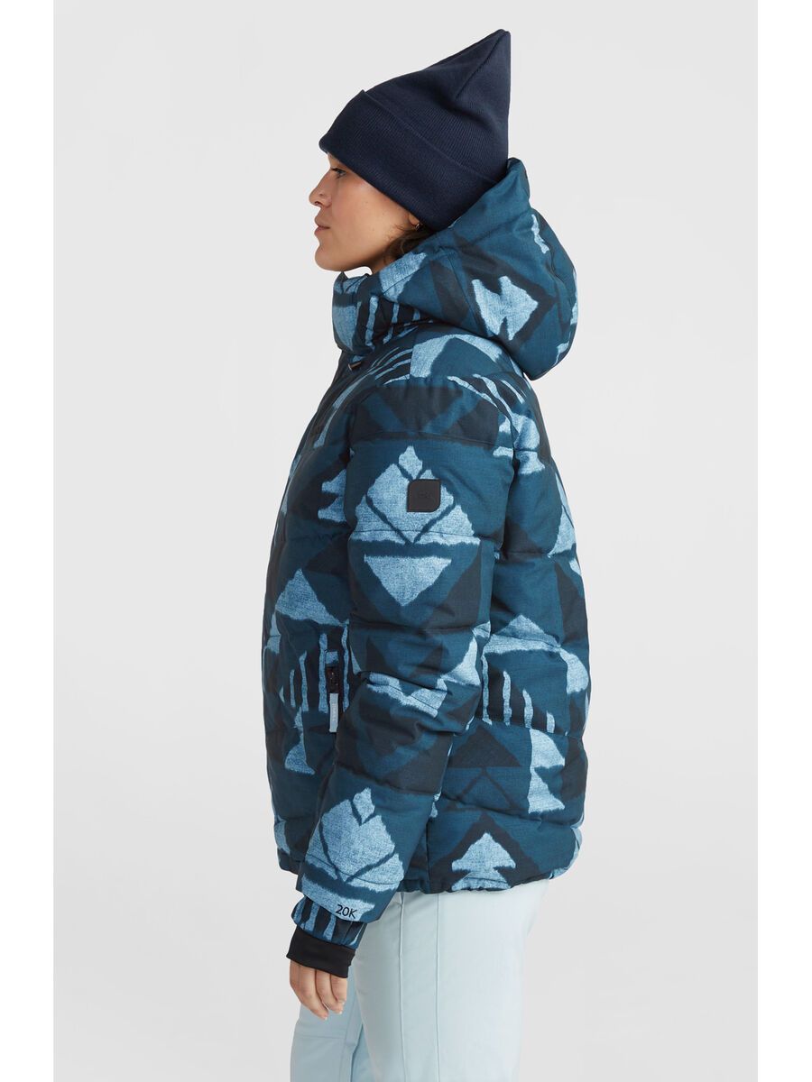 O’Neill Z.E.N. Puffer Hybrid Jacket Women, blue triangle ikat - Bild 6