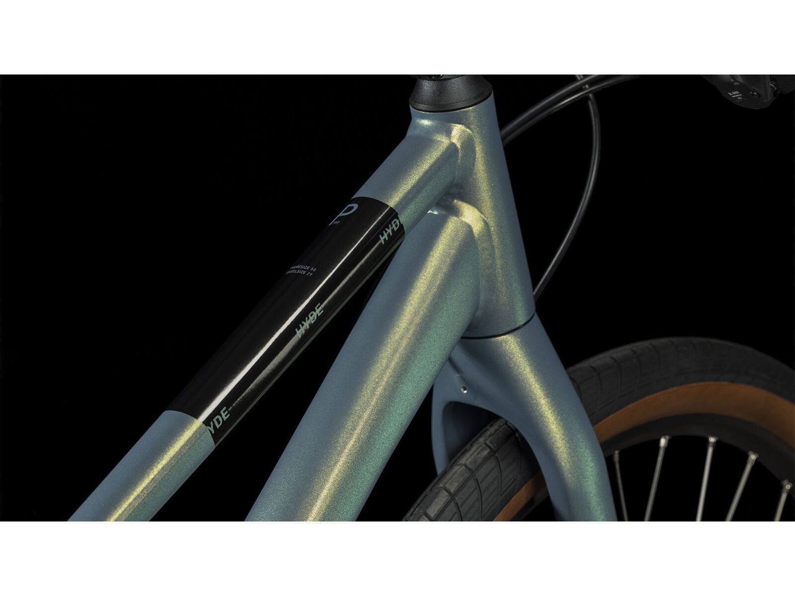 Cube Hyde Pro Trapeze, metalgreen´n´black - Bild 4