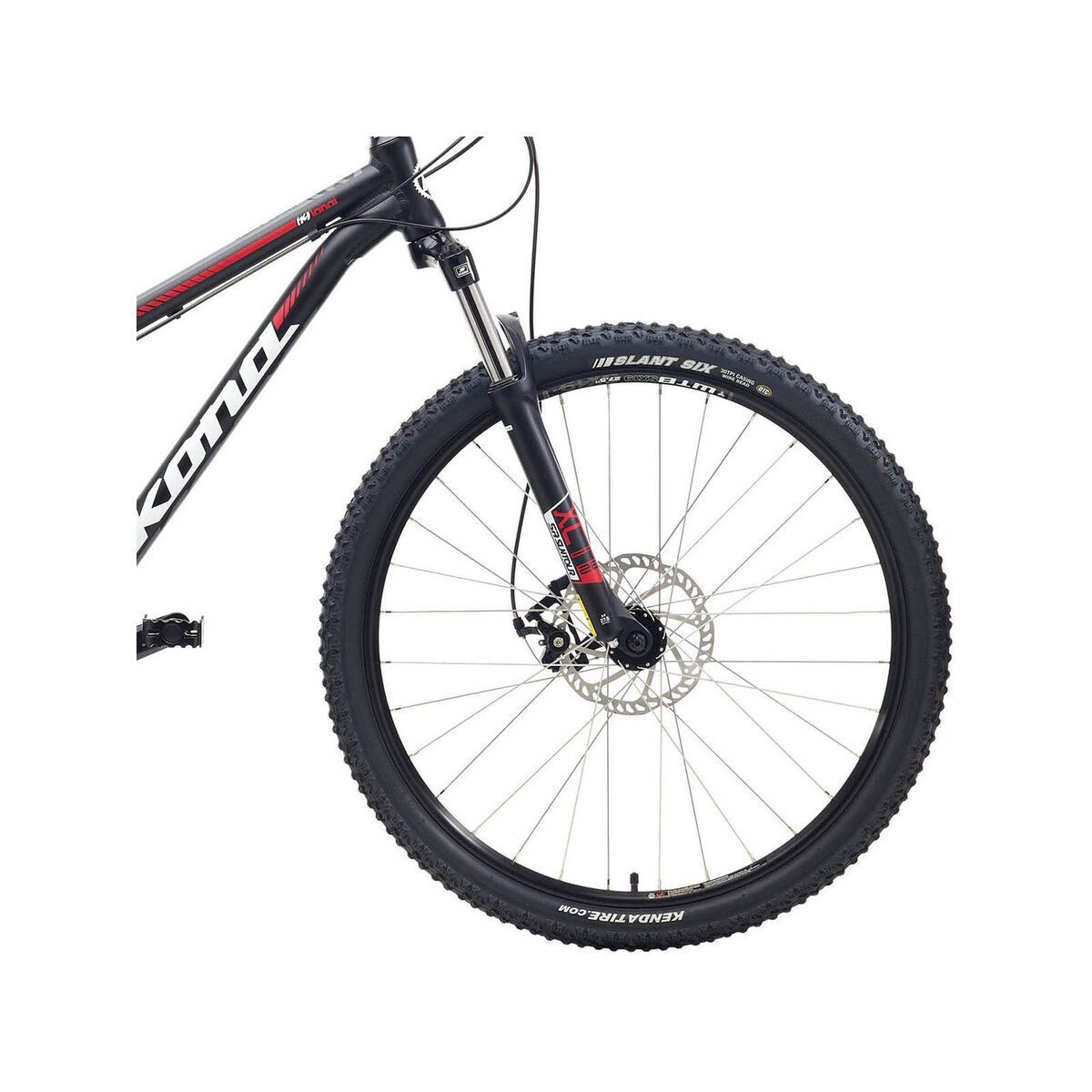 Kona Lanai 27.5, Matt Black w/White, Red & Grey - Bild 2