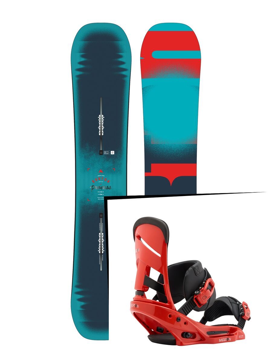 Set: Burton Process Flying V 2017 +  Mission EST (1712900S) - Bild 1