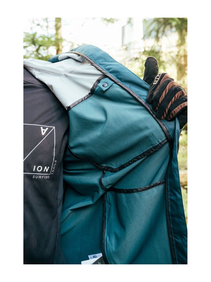 ION MTB Jacket Shelter 3L Hybrid Unisex, dark-pinecone - Bild 3
