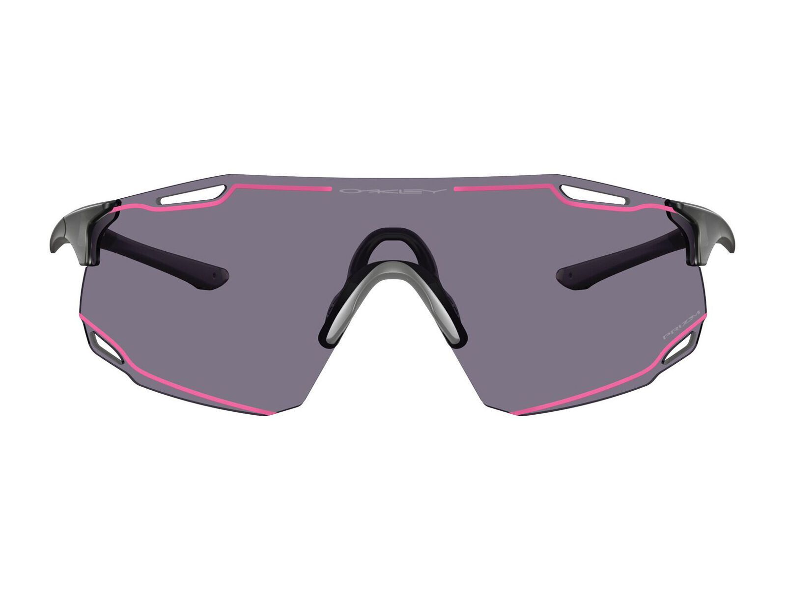 Oakley Cybr Dyno, Prizm Grey w/ Pink Ink / matte grey smoke - Bild 2
