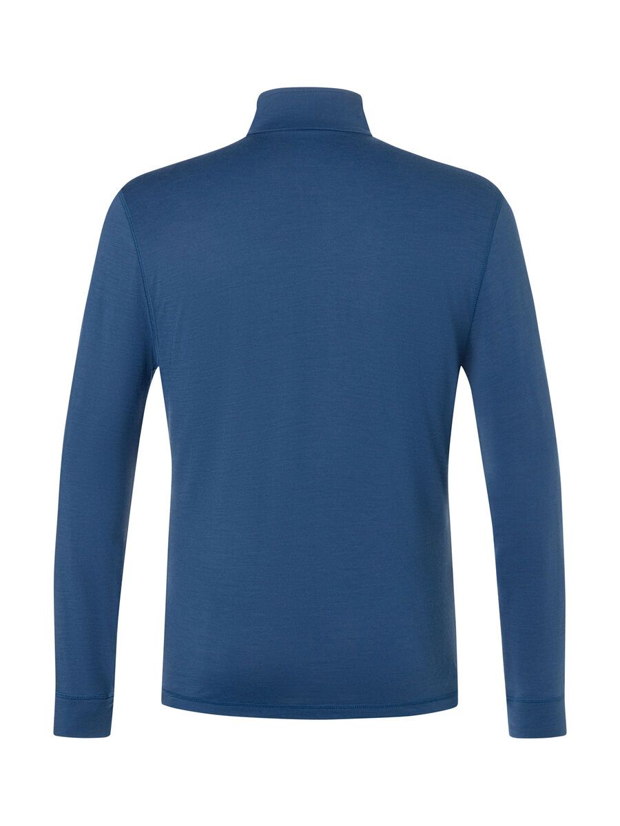 super.natural Tundra175 Toni Zip 1/4 Herren, ocean blue/blueberry/feather grey - Bild 2