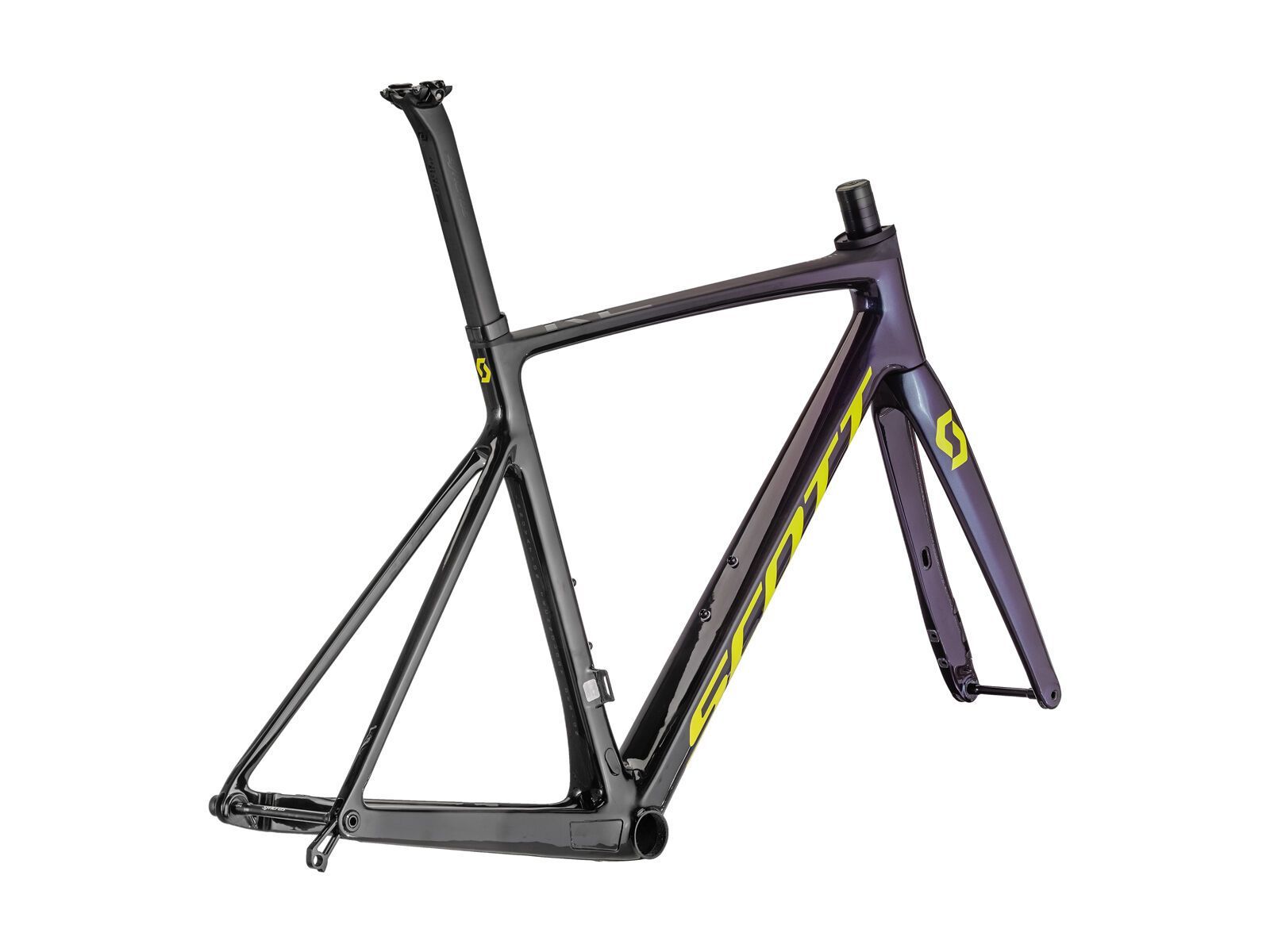 Scott Addict RC Pro Frameset, chameleon green/purple/carbon - Bild 1