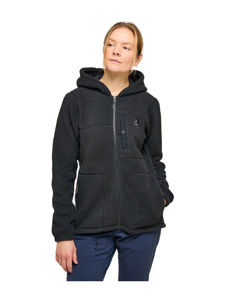 Haglöfs Malung Pile Hood Women, true black - Bild 4