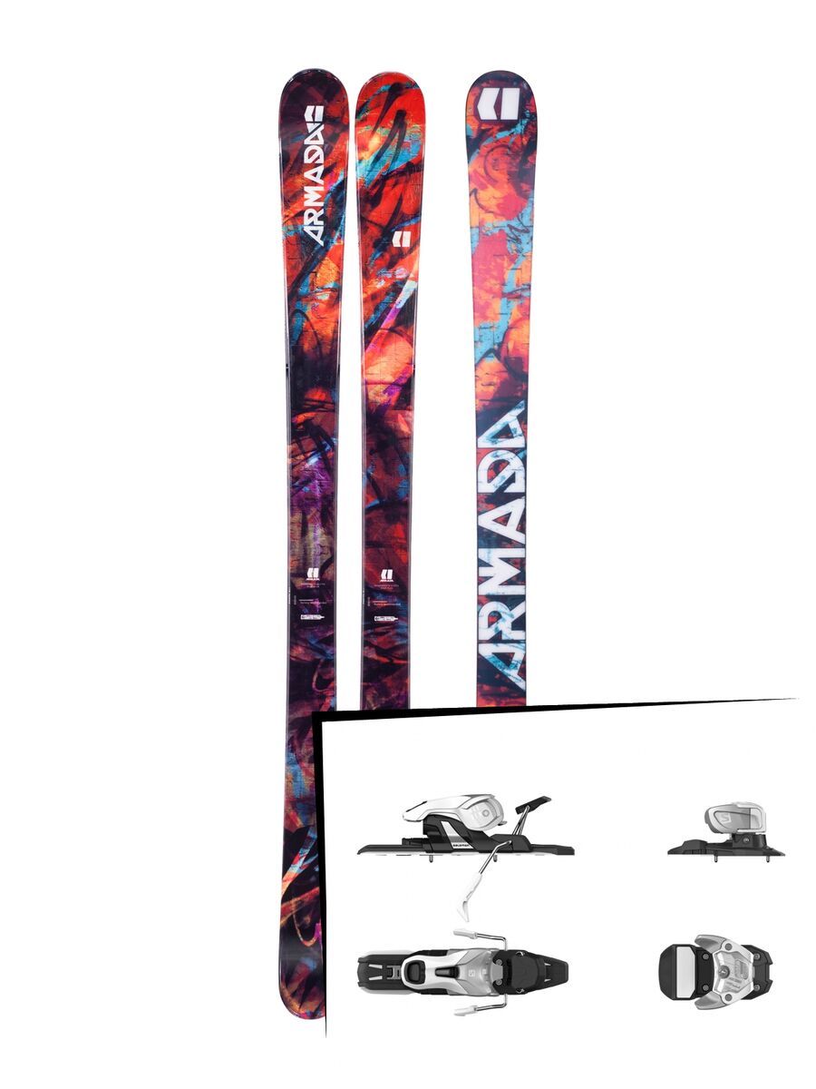 Set: Armada Arv 84 2018 + Salomon Warden 11 silver/white - Bild 1