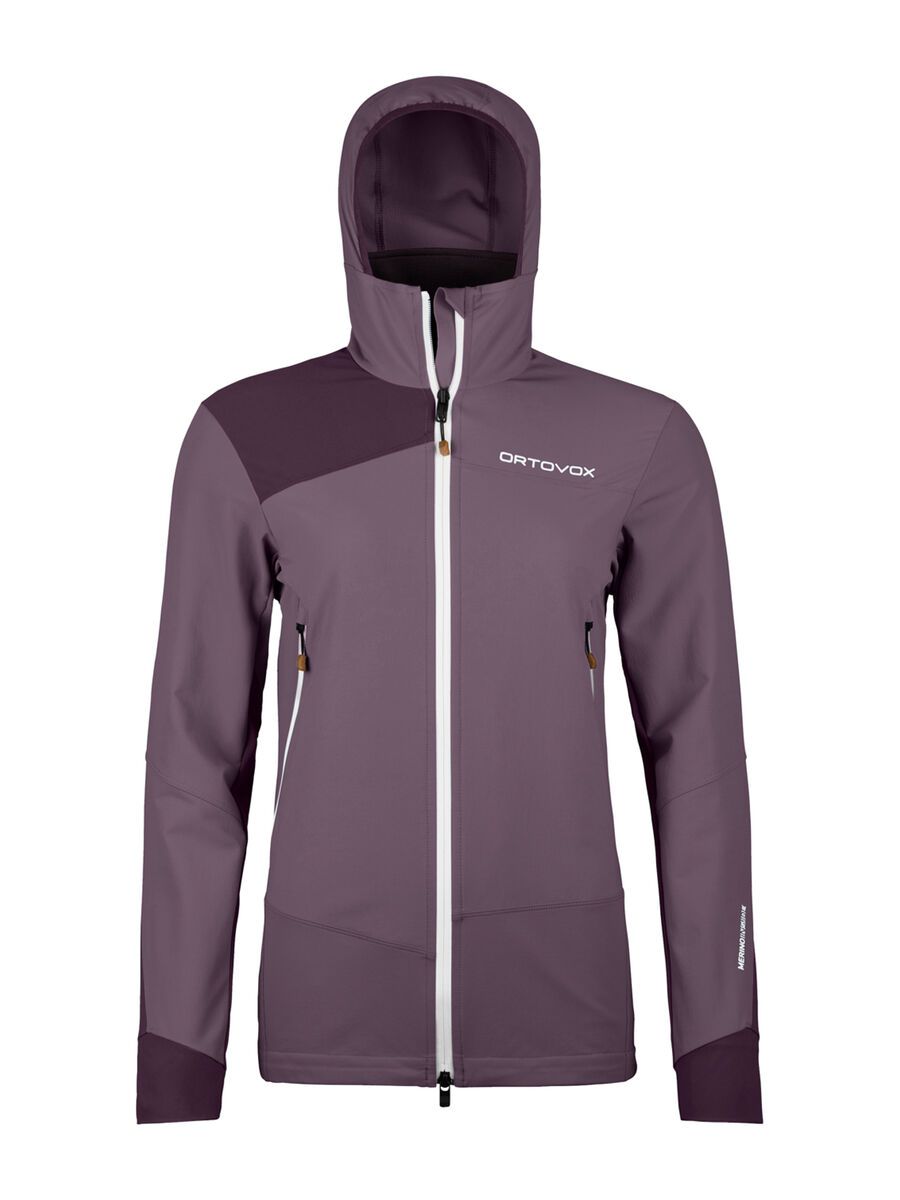 Ortovox Merino Shield Tec Pala Hooded Jacket W, wild berry - Bild 1