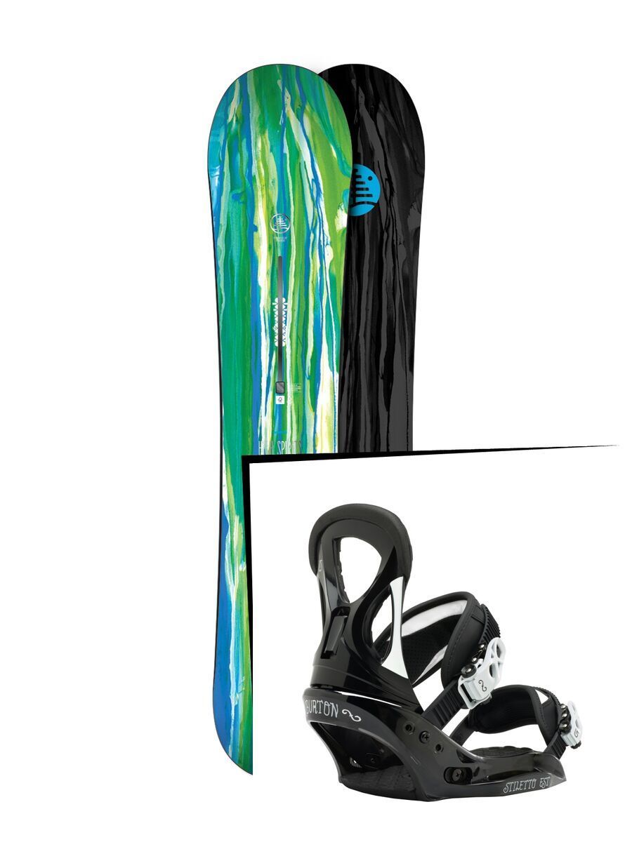 Burton Set: High Spirits 2016 + Burton Stiletto EST - Bild 1