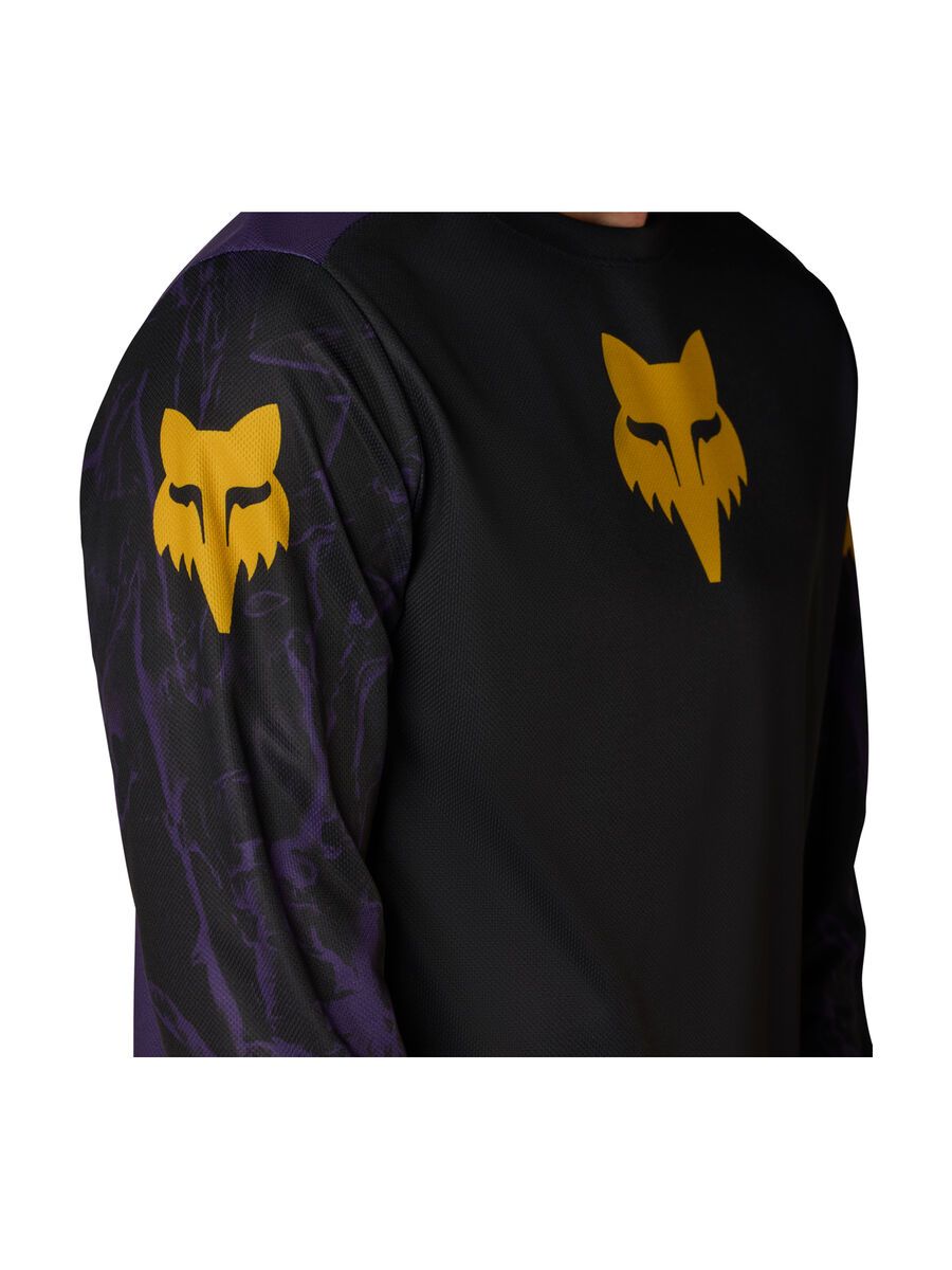 Fox Youth Defend Long Sleeve Jersey Image Print, plum - Bild 5