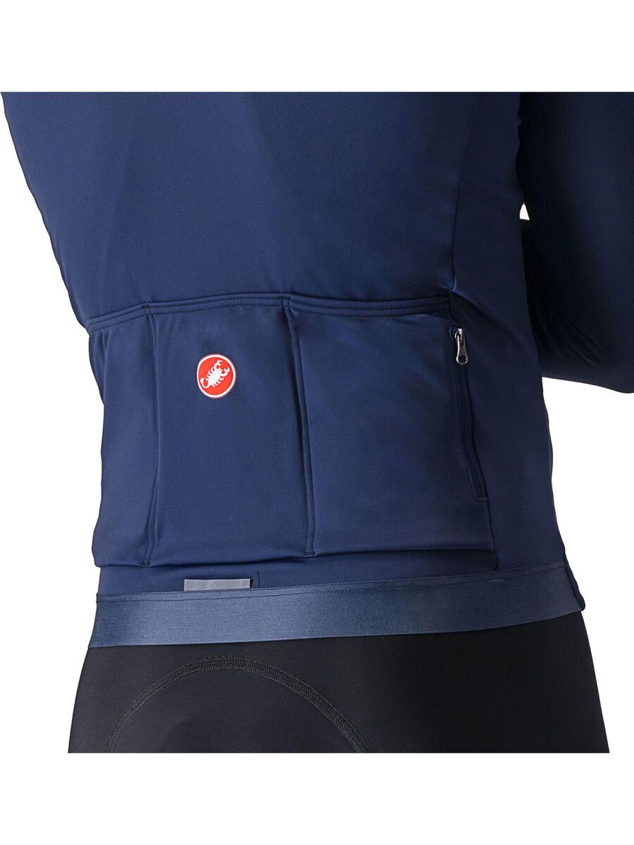 Castelli Espresso Thermal Jersey, belgian blue - Bild 4