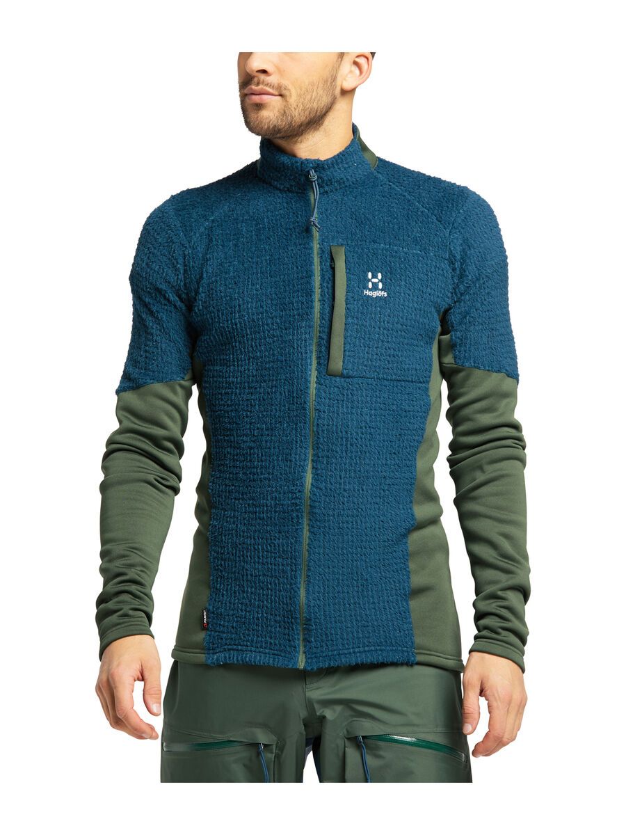 Haglöfs Touring Mid Jacket Men, dark ocean/fjell green - Bild 3