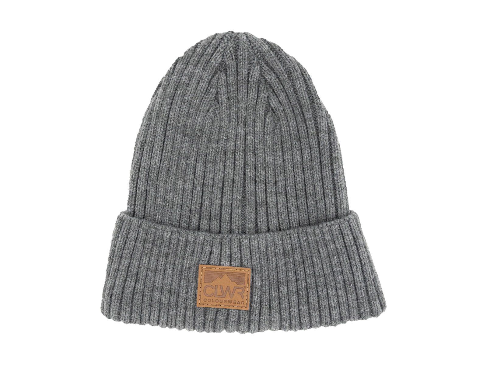 Colourwear Badge Beanie, grey mel - Bild 1