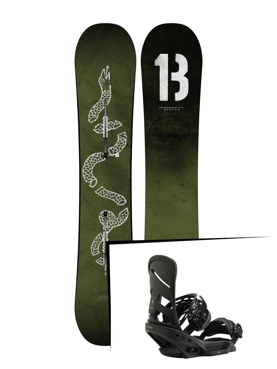 Set: Burton Descendant 2019 + Burton Mission EST blackish - Bild 1