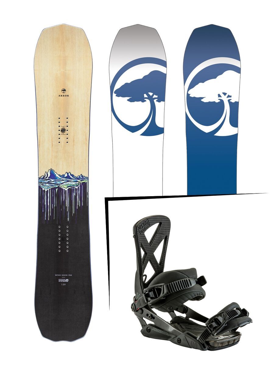 Set: Arbor Iguchi Pro Rocker 2017 + Nitro Phantom (1691155S) - Bild 1