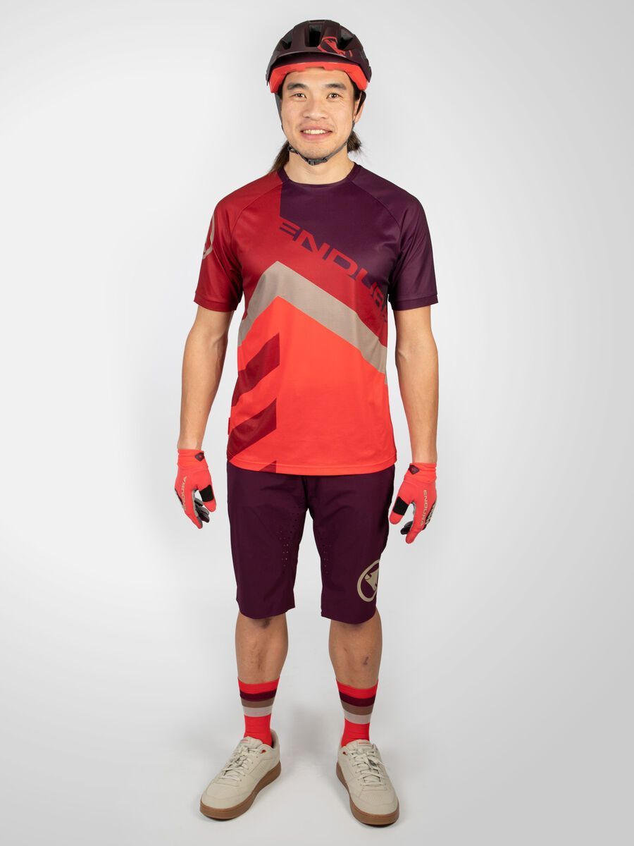 Endura SingleTrack Print T-Shirt LTD, granatapfel - Bild 5