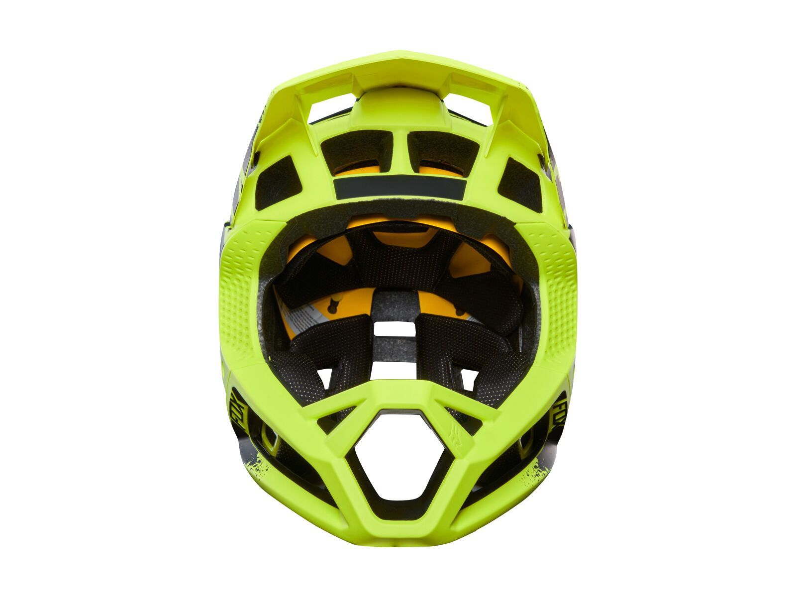 Fox Proframe Helmet Mink, yellow/black - Bild 3