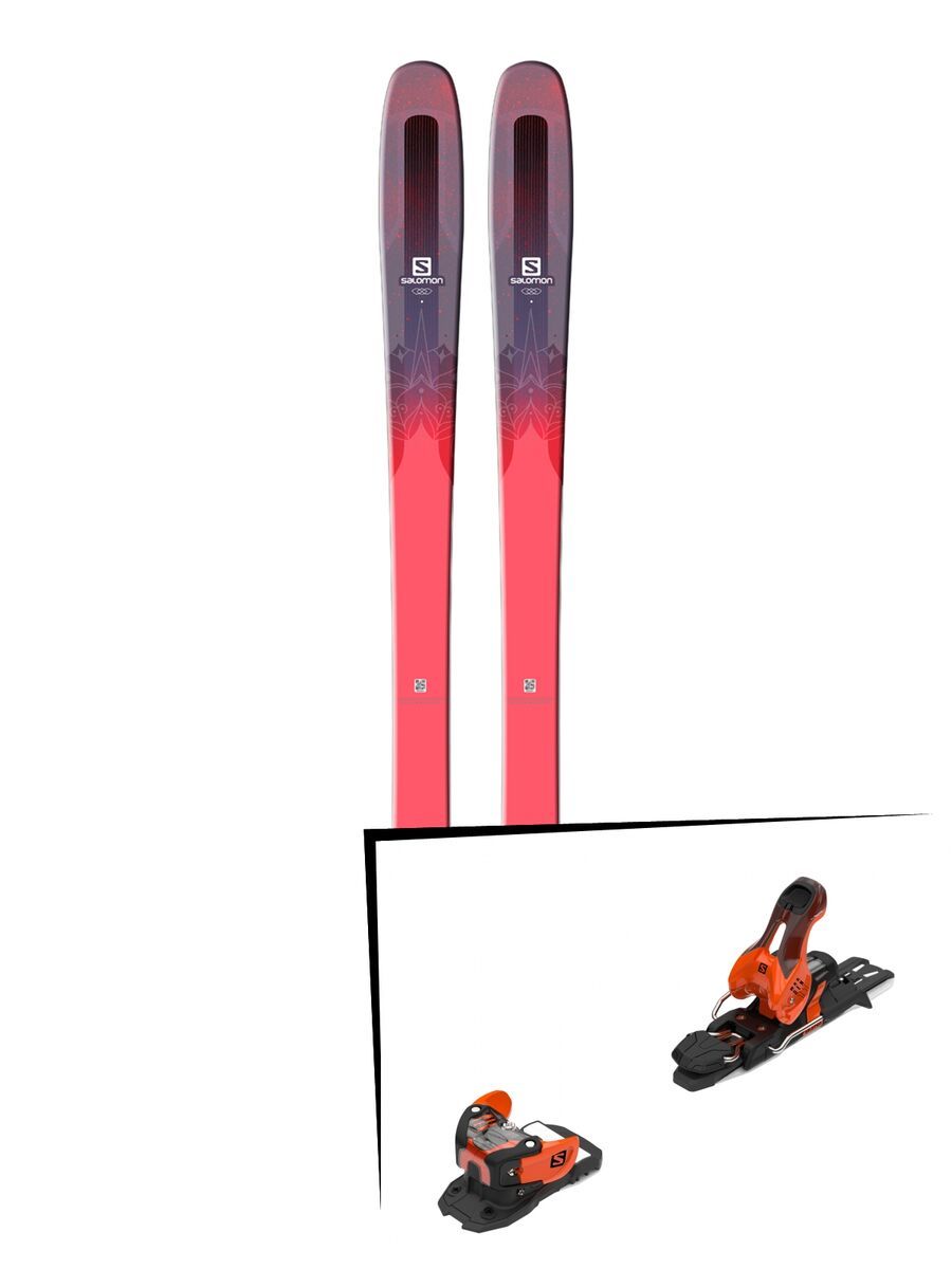Set: Salomon QST Myriad 85 2018 + Salomon Warden 11 orange/black - Bild 1