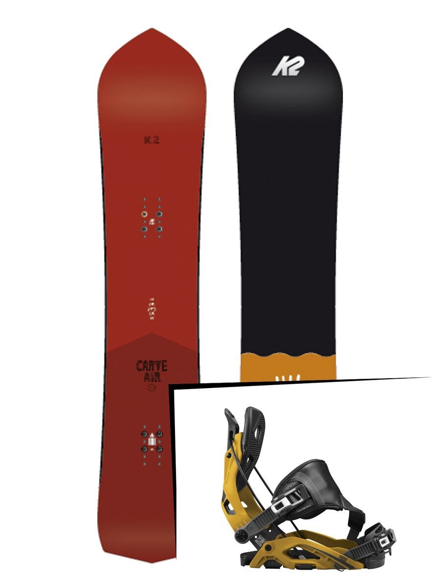 Set: K2 Carve Air 2017 + Flow Fuse Hybrid (1718363S) - Bild 1