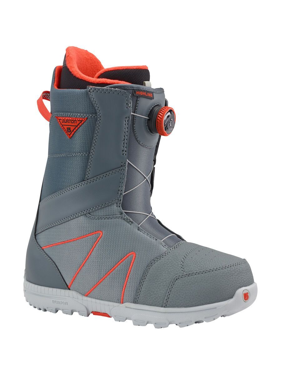 Burton Highline Boa, Grey/Red - Bild 1