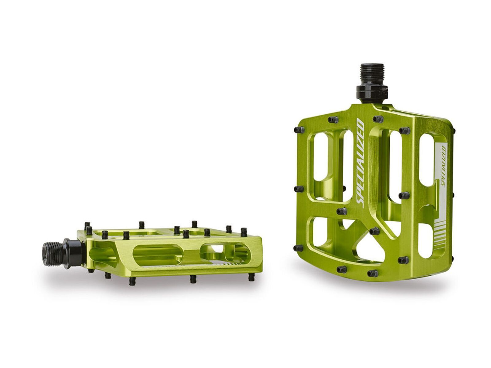 Specialized Bennies Platform Pedals, moto green ano - Bild 1