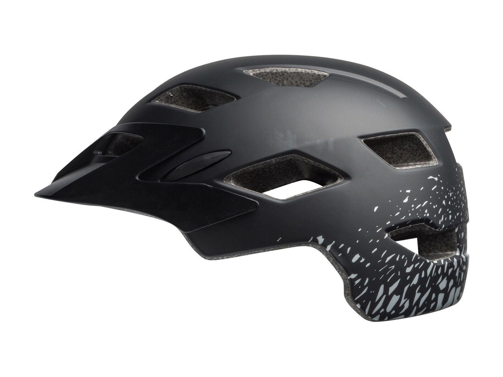 Bell Sidetrack Youth, matte black/silver fragments - Bild 2