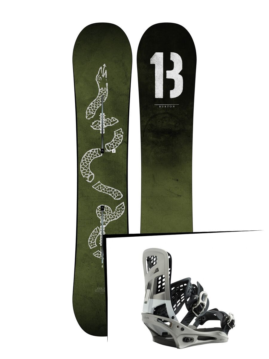 Set: Burton Descendant 2019 + Burton Genesis super silver - Bild 1