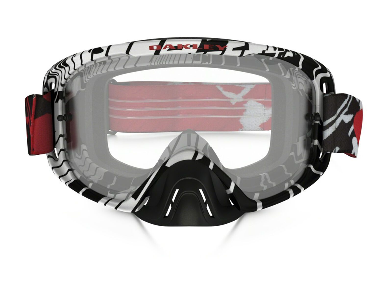 Oakley O2 MX, skull rushmore red/Lens: clear - Bild 2