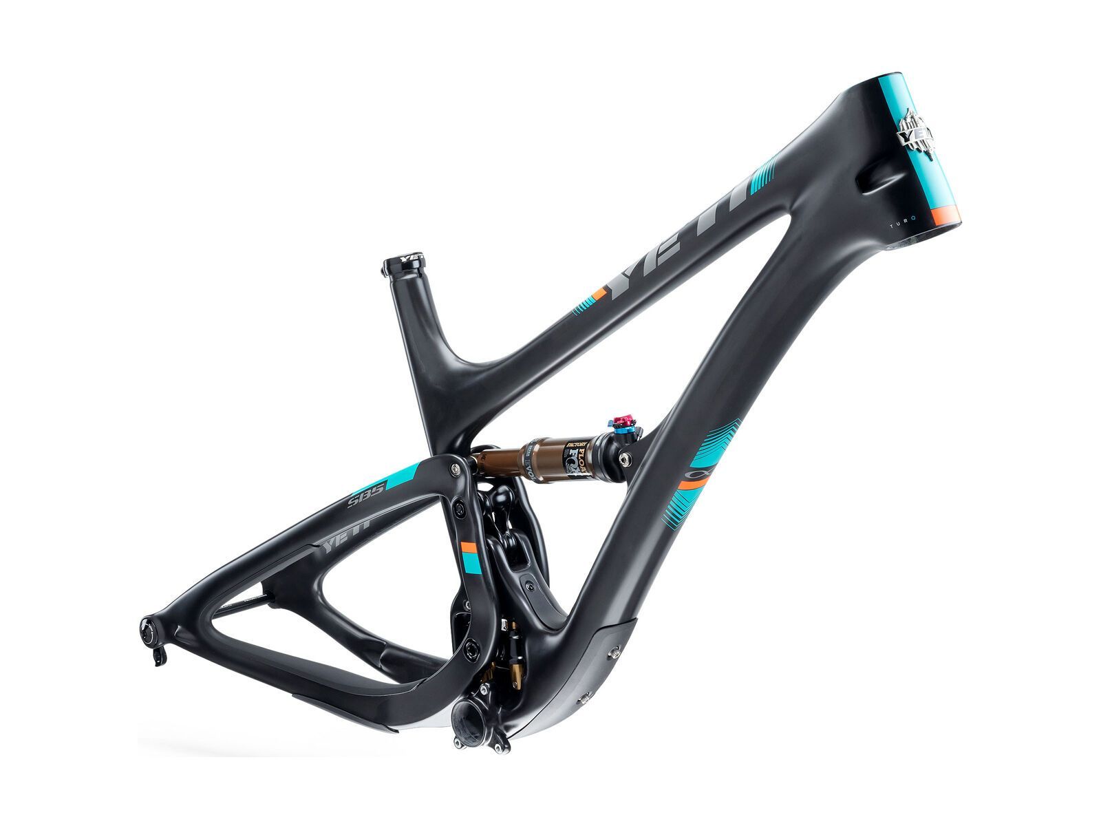 Yeti SB5 T-Series Frame, raw/turquoise - Bild 1