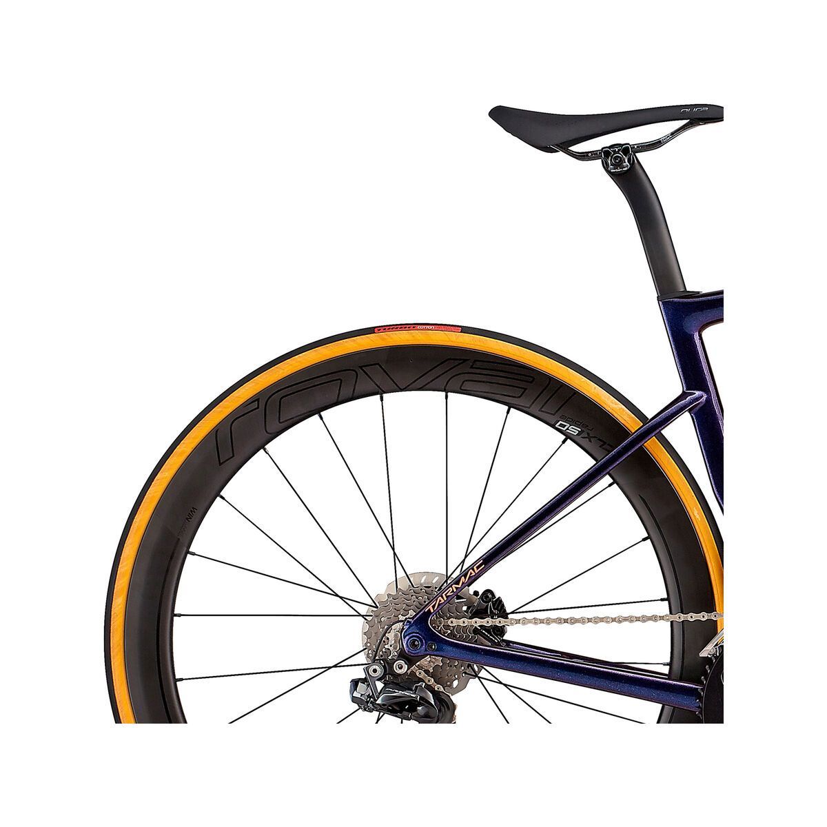 Specialized Women's S-Works Tarmac Disc, gloss chameleon flake/satin acid red/clean - Bild 7