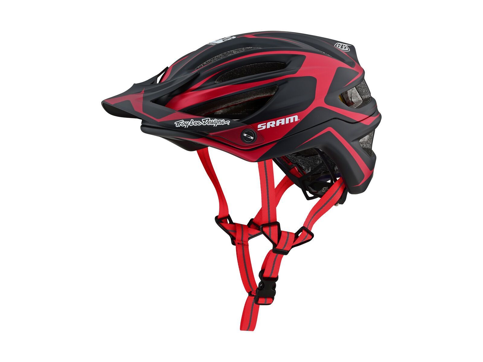 TroyLee Designs A2 Dropout Helmet SRAM Edition MIPS, sram red - Bild 1