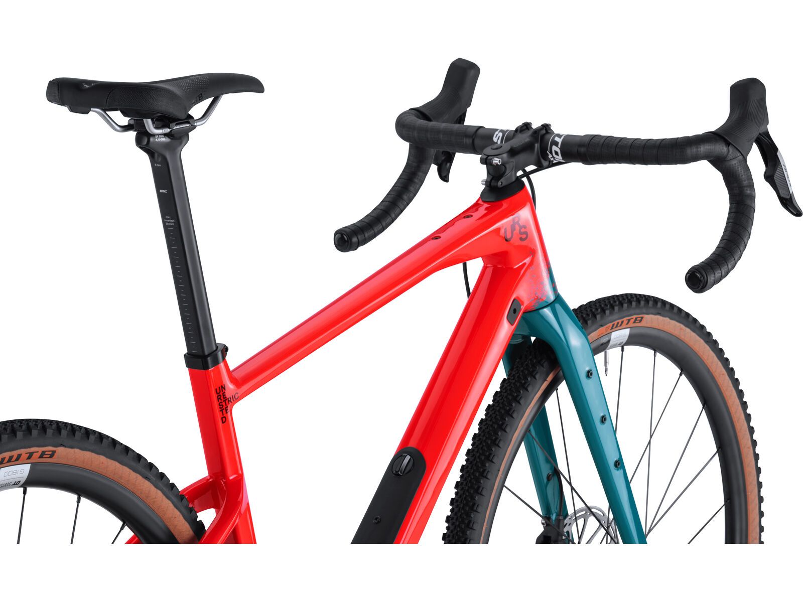 BMC URS Two, neon red/dark petrol - Bild 8