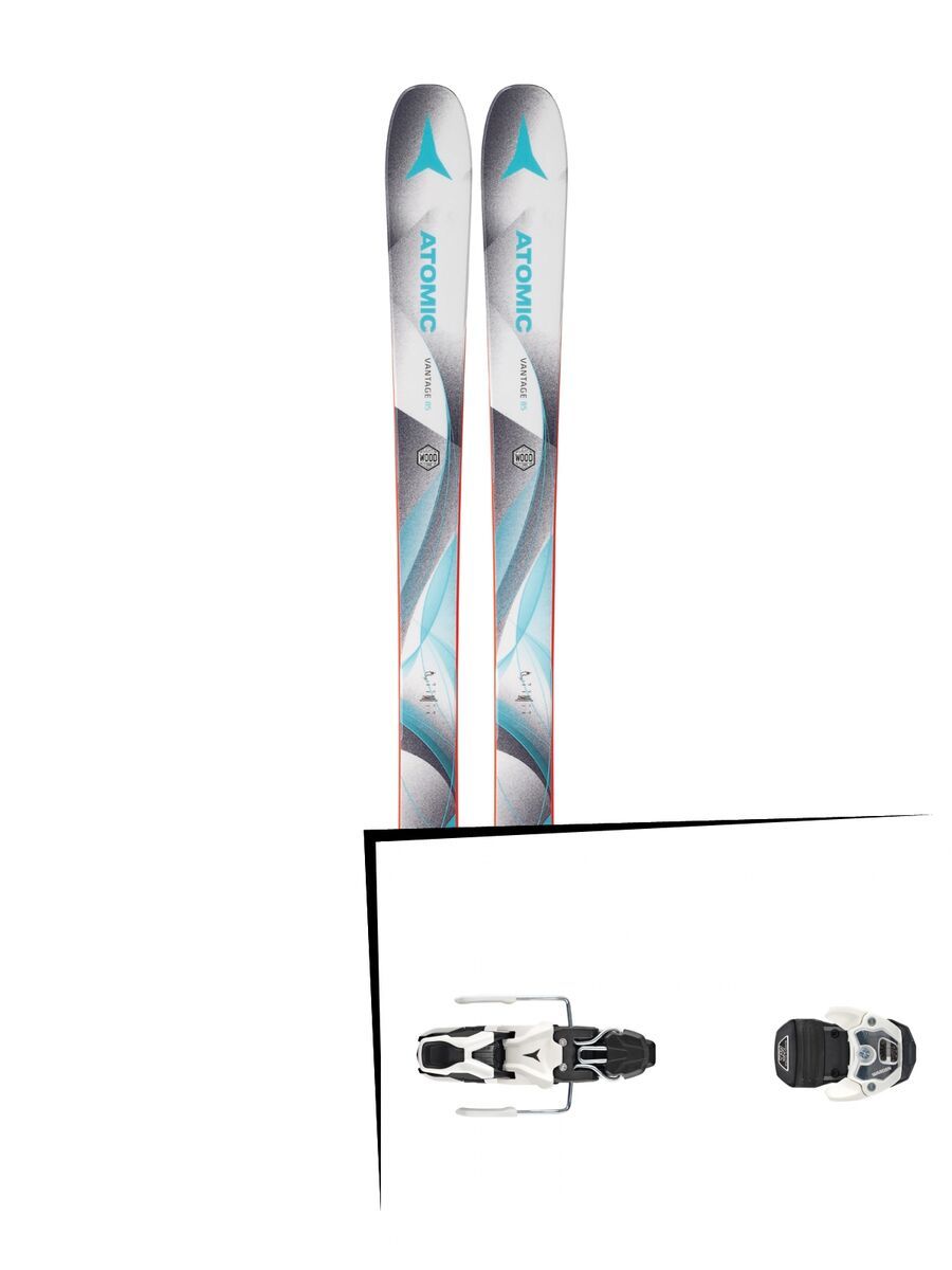 Set: Atomic Vantage 85 W 2018 + Atomic Warden MNC 11 white - Bild 1