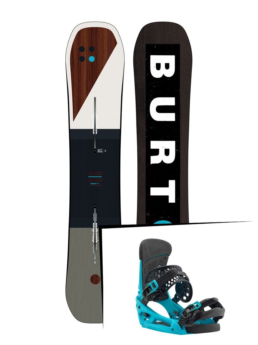 Set: Burton Custom Flying V 2019 +  Malavita EST (1931049S) - Bild 1
