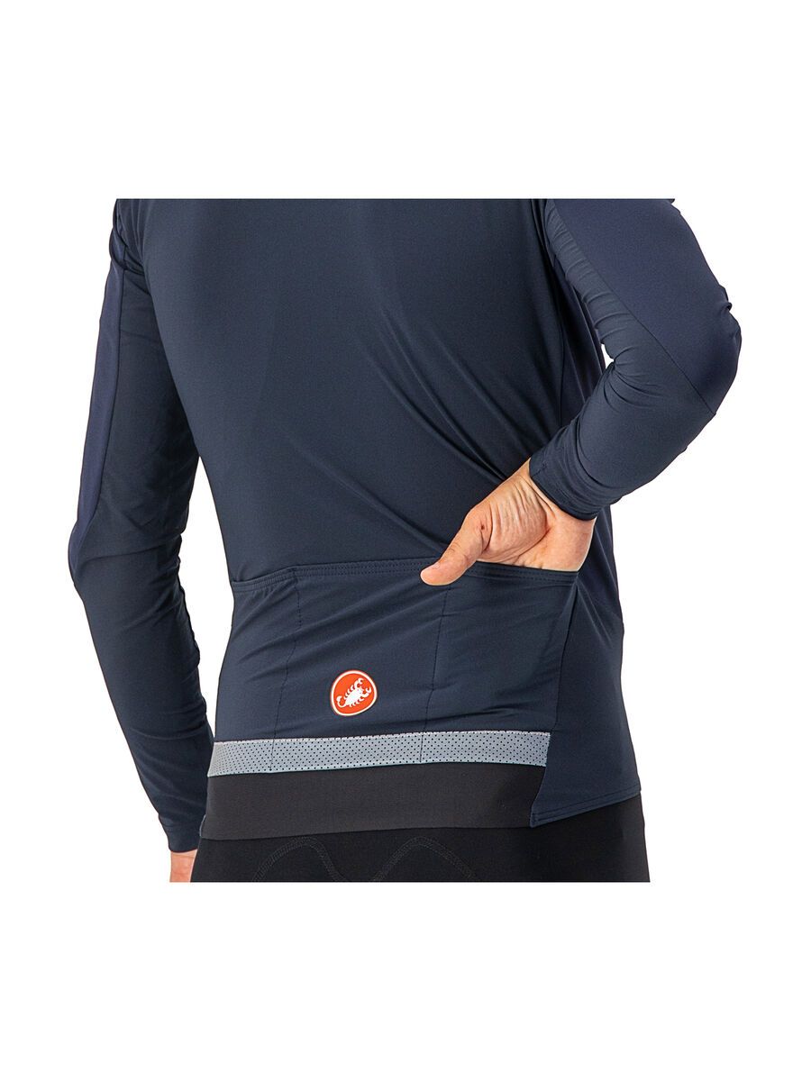 Castelli Beta RoS Jacket, savile blue/red - Bild 5