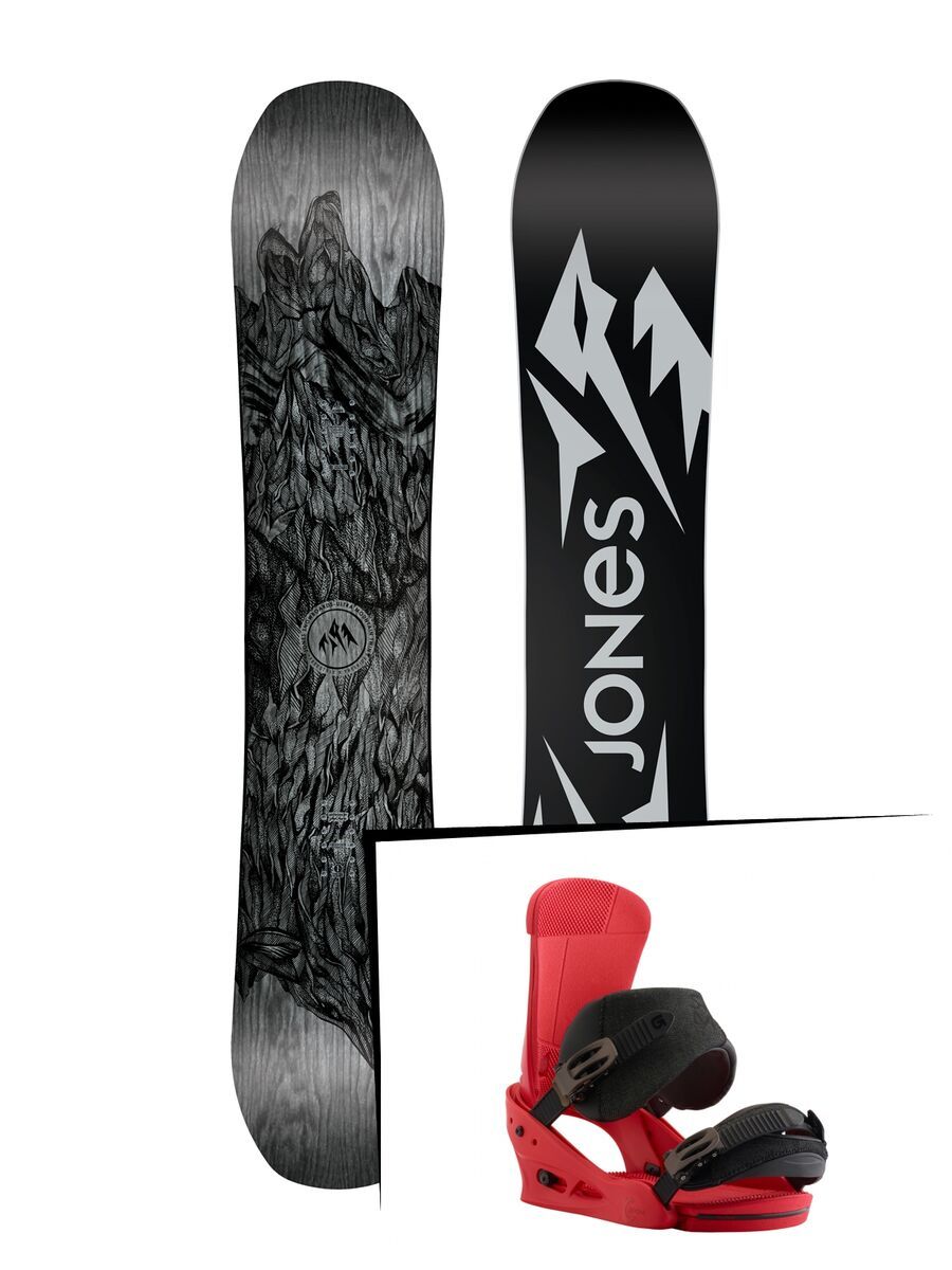 Set: Jones Ultra Mountain Twin 2019 + Burton Custom (1930939S) - Bild 1