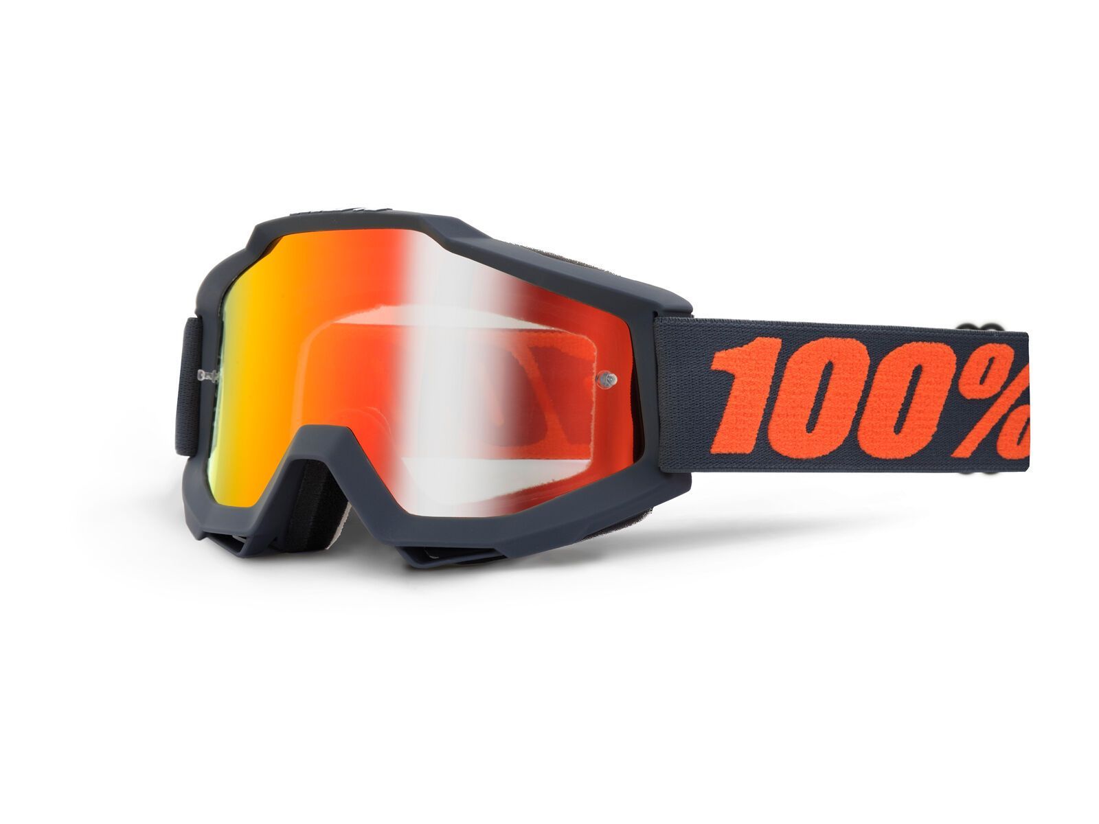 100% Accuri inkl. Wechselscheibe, gunmetal/Lens: mirror red - Bild 1