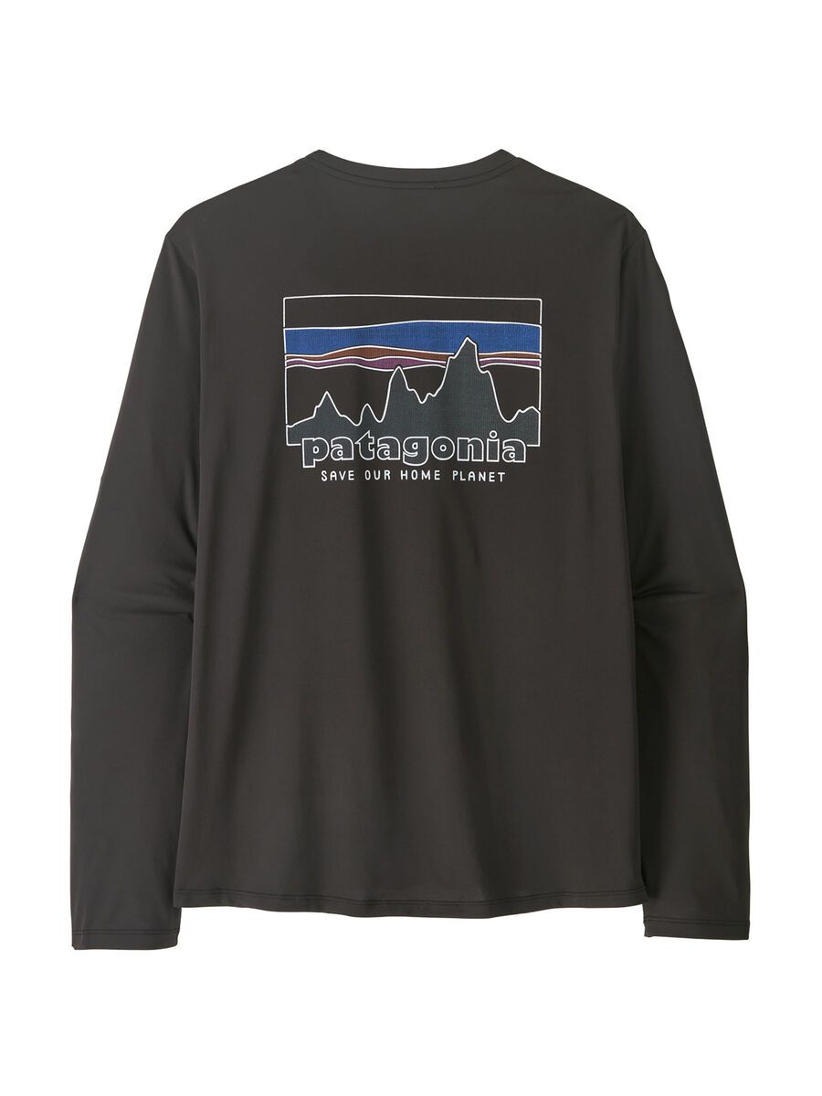 Patagonia Men's Long-Sleeved Capilene Cool Daily Shirt - '73 Skyline, black - Bild 2