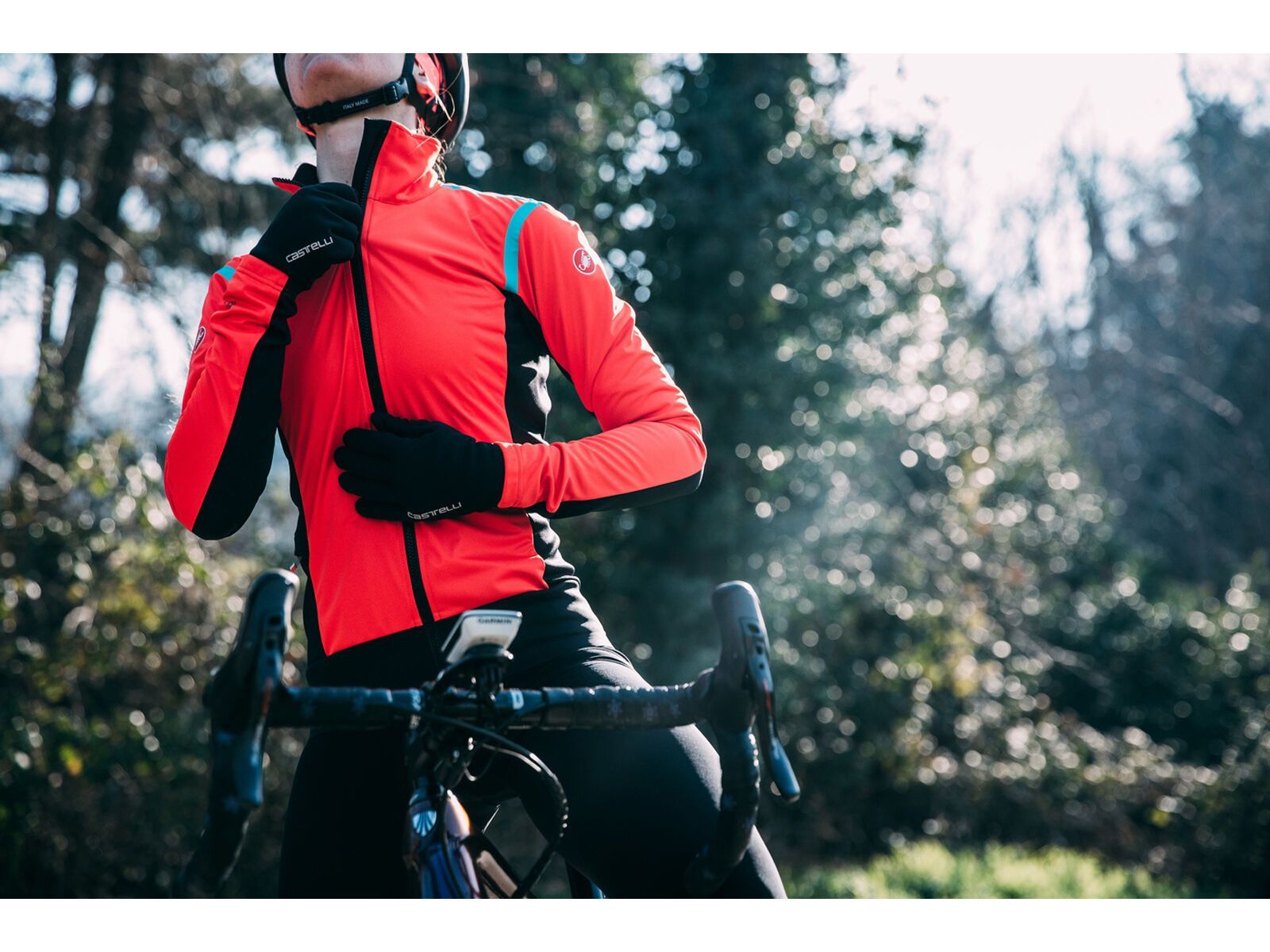 Castelli Alpha RoS 2 W Light Jacket, fiery red/black-celeste - Bild 17