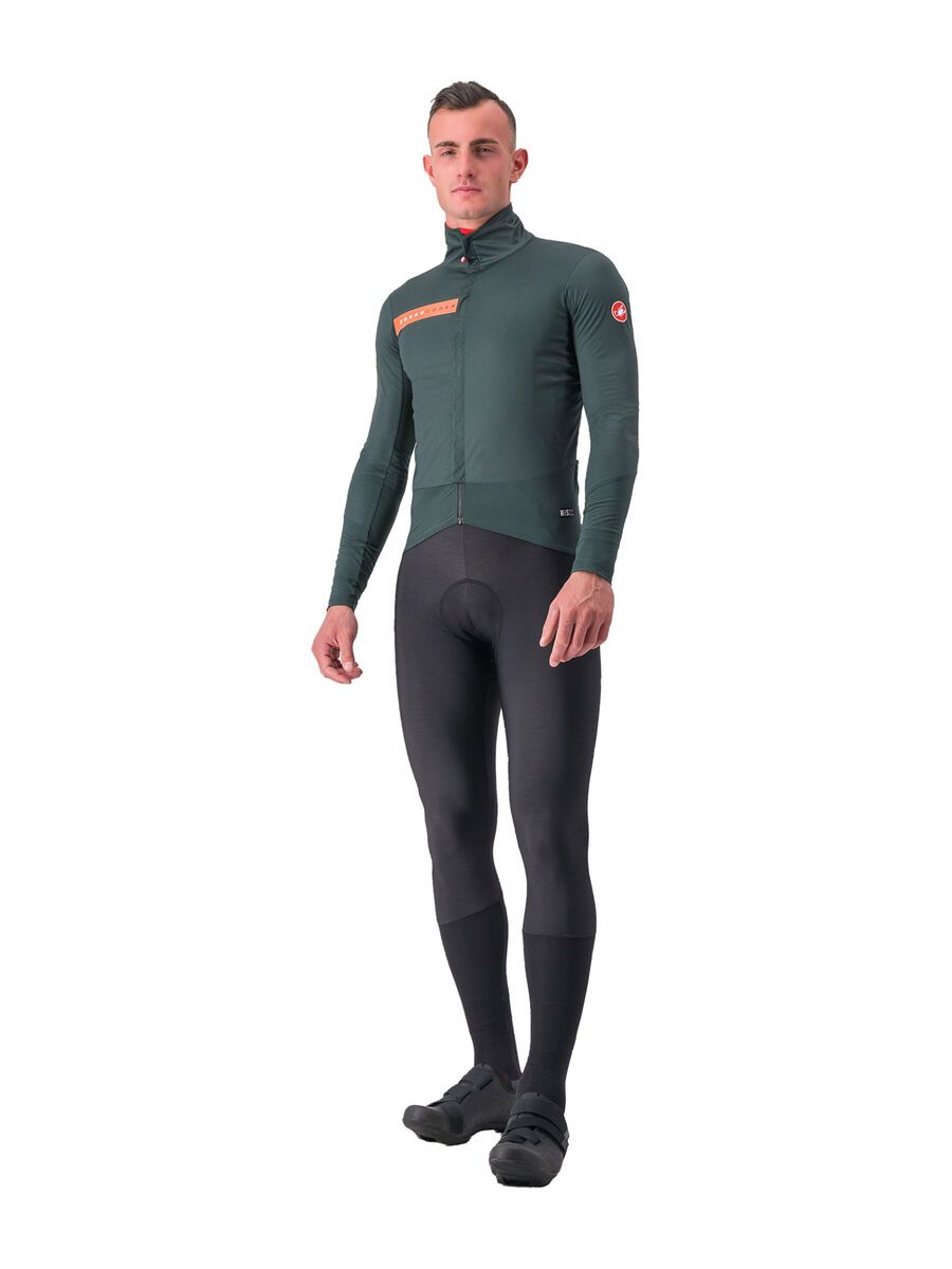 Castelli Beta RoS Jacket, rover green/red orange - Bild 3