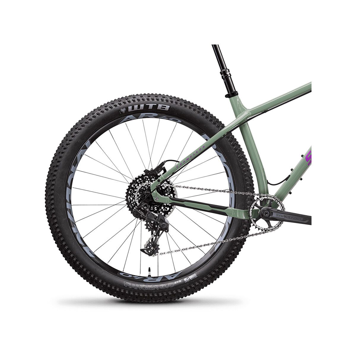 Santa Cruz Chameleon R 27.5 Plus, gloss olive and violet - Bild 5