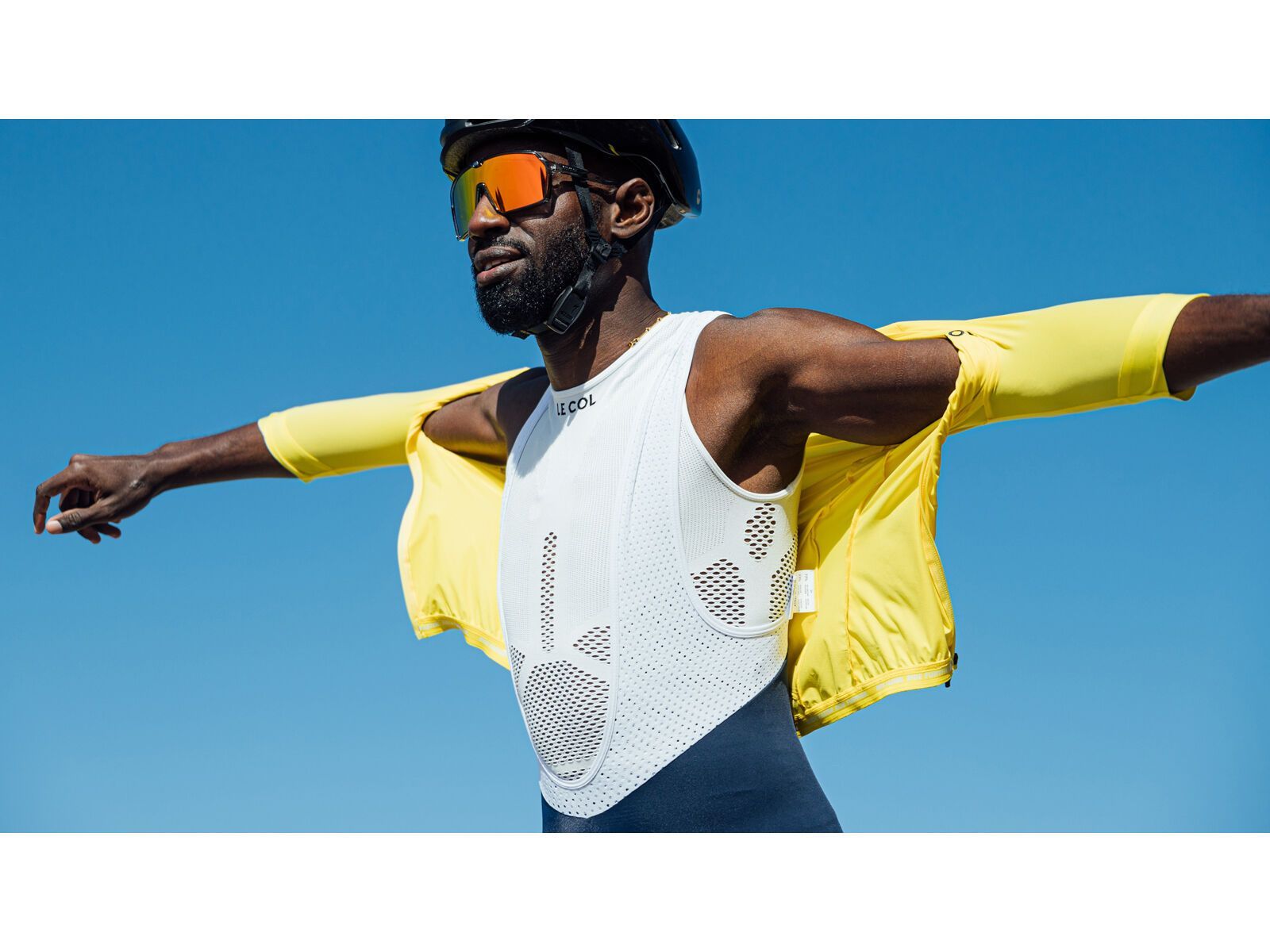 Le Col Unisex Pro Mesh Sleeveless Base Layer, white - Bild 9