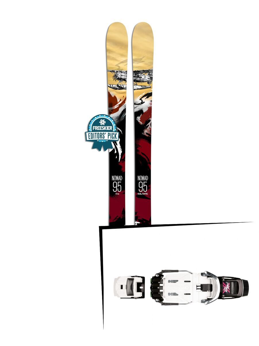 Set: Icelantic Nomad 95 2018 + Rottefella NTN Freeride - Bild 1